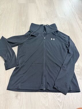 Under Armour Black Full-Zip Hooded Training Jacket